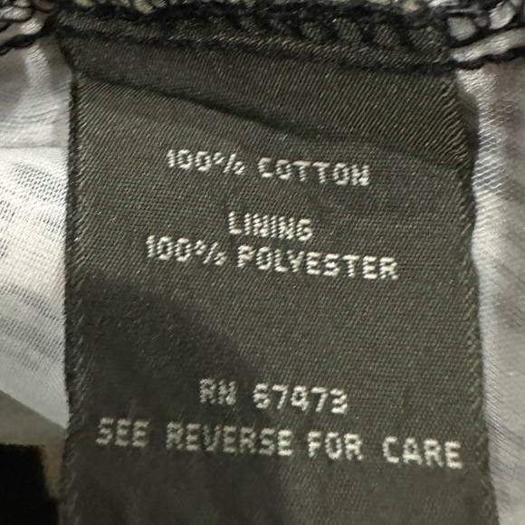 Taylor Petites Black and Cream print with pockets, EUC - Picture 7 of 7